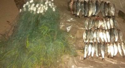 Прикордонники затримали в районі озера Сиваш 5 браконьєрів з рибою на майже 100 тисяч гривень