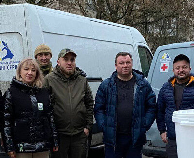 Очисні системи для води доставили в Херсон волонтери з Київщини