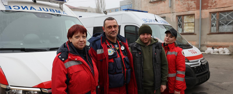 Херсонські медики отримали гуманітарну допомогу від одеських колег та Свято-Покровського монастиря