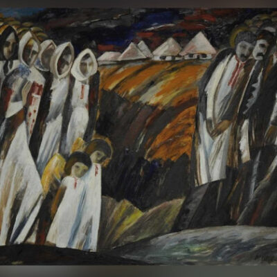 Росіяни викрали з херсонського музею картину, яка зображує біль Голодомору