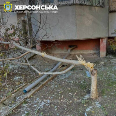 Російські війська обстріляли Корабельний район Херсона