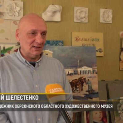 Викрадений твір Костянтина Коровіна помітили в окупованому Генічеську, у відео “засвітився” відомий колаборант