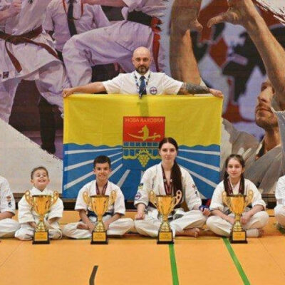 Новокаховські каратисти привезли із собою шість медалей чемпіонату Німеччини.