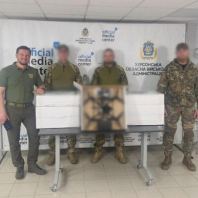 ВІйськовим на Херсонському напрямку передали комплект БпЛА для перехоплення  ворожих оперативно–розвідувальних дронів