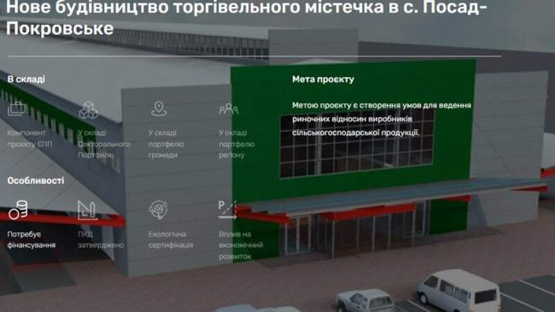Нове містечко для виробників сільгосппродукції готуються побудувати на Херсонщині
