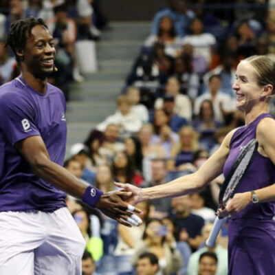 Було весело: Світоліна та Монфіс виграли виставковий матч на US Open 2025