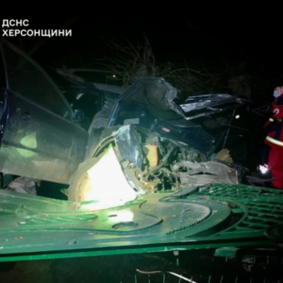 У Чорнобаївці авто врізалося в паркан: загинуло двоє людей (фото)